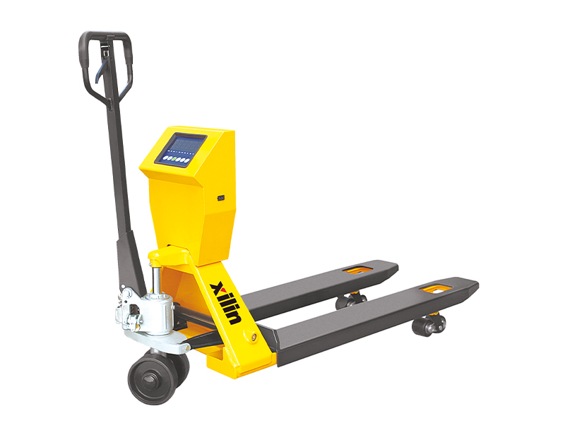 Transpaleta a escala