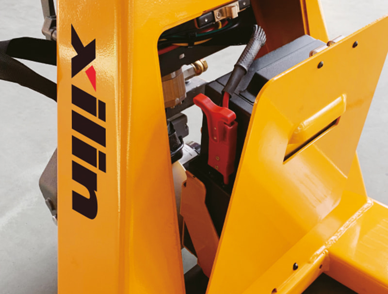 Transpaleta con motor de iones de litio