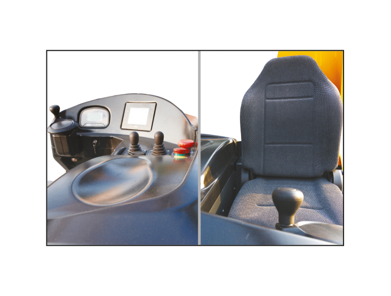 Montacargas retráctil eléctrica